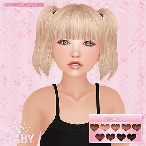 :*BABY*: Hair MILLY - Browns