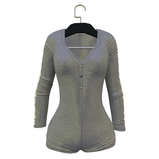 [S.O.S] Sweater Bodysuit White