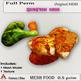 FOOD - FULL PERM SunFish meal dish