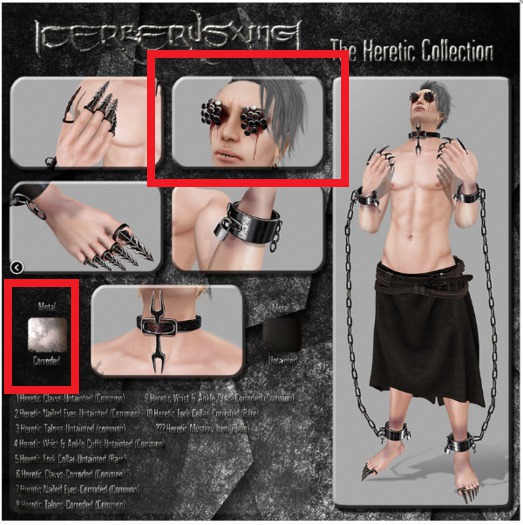 [CX] Unsighted Nails (Corroded)