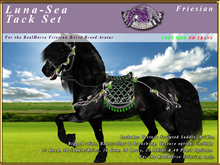 *E* Luna-Sea Tack Set  [BOXED] RH Friesian