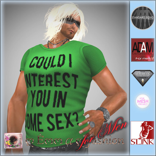 .::EF for Men::. TShirt - Interest (DEMO)