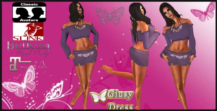 MINI- SKIRT-TOP-LILAC -( COMPLETE-(1)