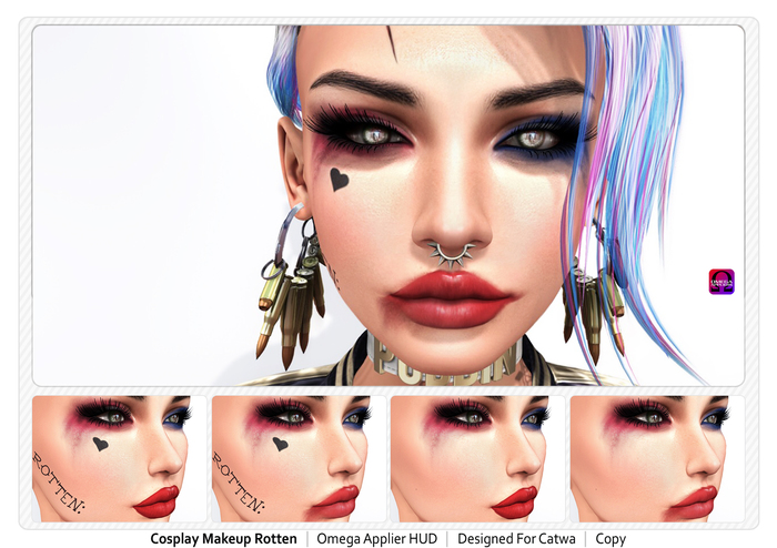 Action Cosplay Makeup Rotten | Omega Applier | Catwa | LeLutka