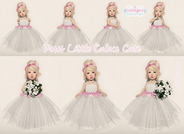 {Confetti Poses} Little Enlace Cute