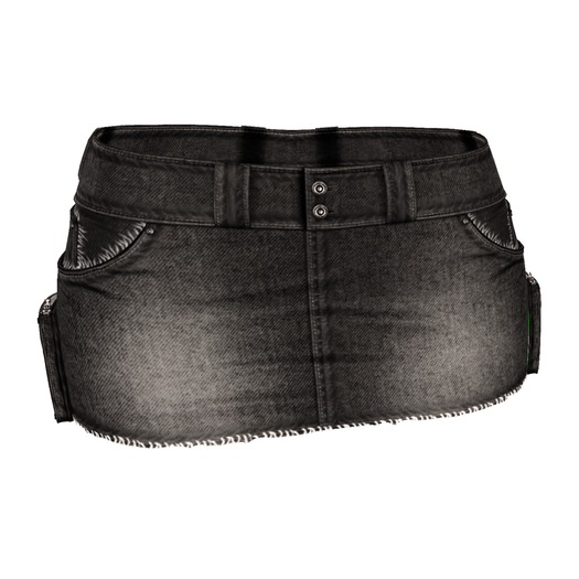 ..::PD::.. Pulled skirt BLACK [wear me]