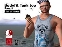 UP Tank Top Slink Panda 3 Colours