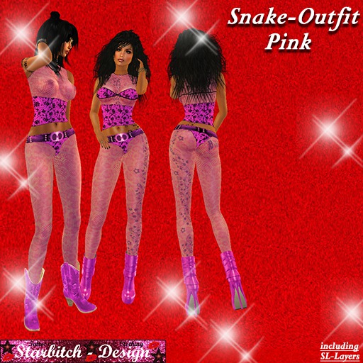 Snake-Outfit pink (including Omega-Applier)