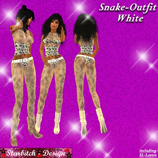 Snake-Outfit white (including Omega-Applier)