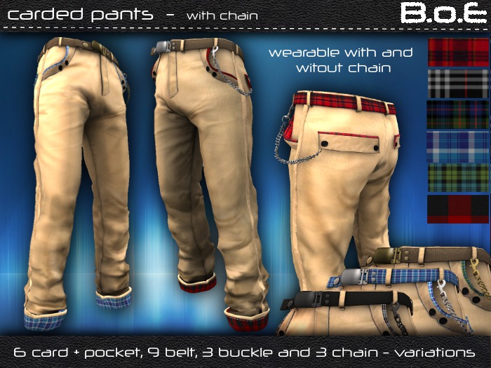 BoE - The Carded Pants sand