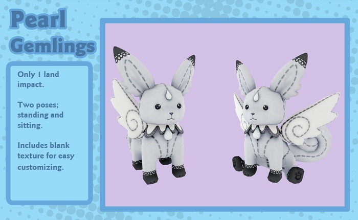 Liminality- Pearl Gemling Plushes