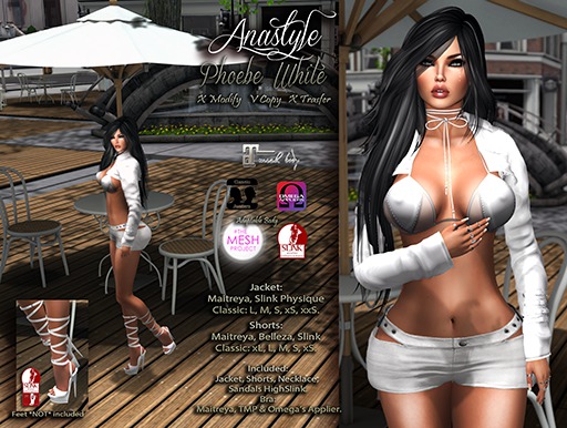 AnaSTyle - Phoebe White (WEAR)*
