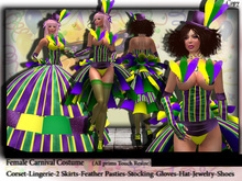 Female Carnival Costume - [Mardi Gras]