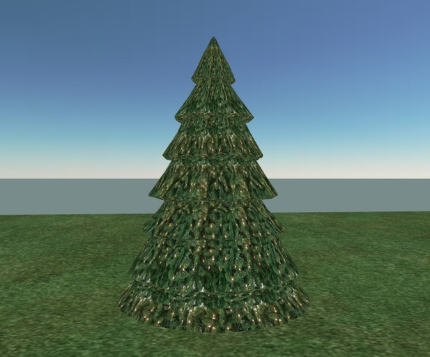 Sculpted christmas tree cl3907