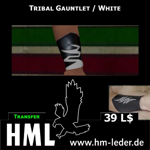 Tribal Gauntlet white