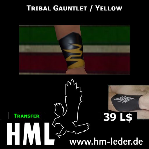 Tribal Gauntlet yellow