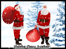 Santa Claus Avatar - Christmas Avatar - Santa Avatar - Male Avatar - Santa Claus Mesh Avatar