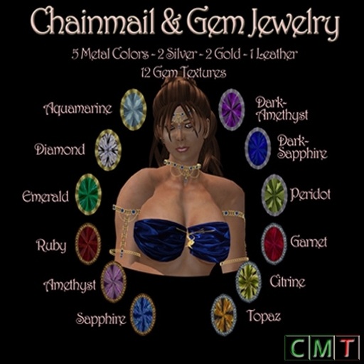 Chainmail w/Gems Jewelry