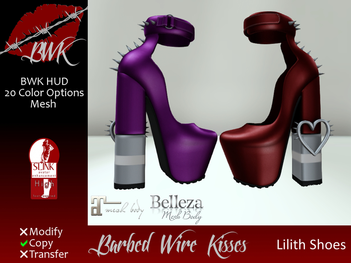 {BWK} Mesh Lilith Shoes (Boxed)