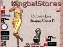 KS OUTFIT LOLA STRAPPY CORSET T1