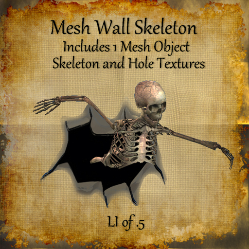 Bad Katz Mesh Wall Skeleton