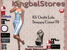 KS OUTFIT LOLA STRAPPY CORSET T9