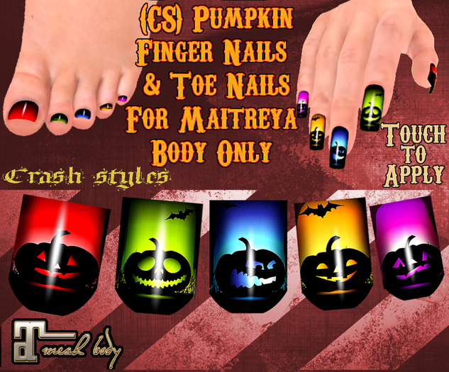 {CS} Pumpkin Nail Polish (Maitreya  only)