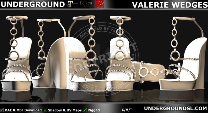[UG MESH] VALERIE WEDGES