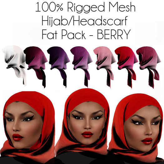 LOVE - HIJAB/HEADSCARF - SET 2 (ADD ME & TOUCH SCREEN)