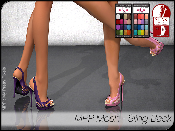 - MPP Mesh - Shoes - Sling Back