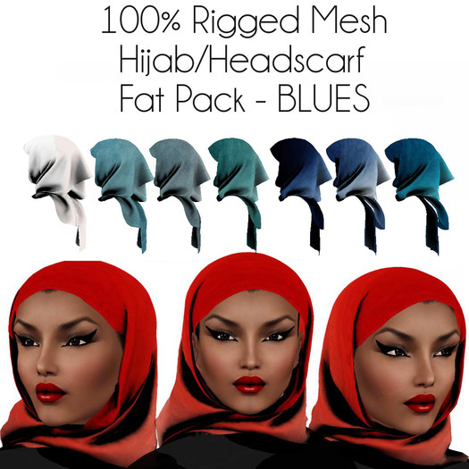 LOVE - HIJAB/HEADSCARF - SET 5 (ADD ME & TOUCH SCREEN)