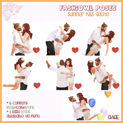 = Fashiowl Poses = Gacha Box - RARE
