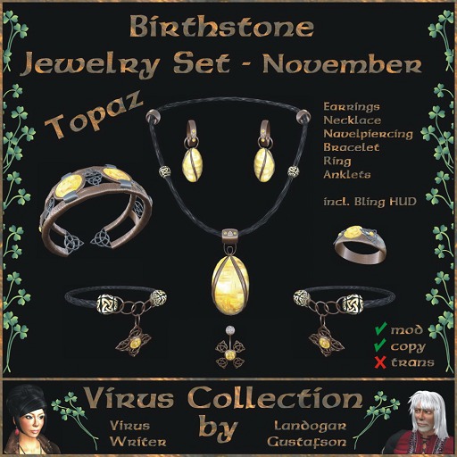 FP - << VC >> Jewelry Set - 11 - November - Topaz