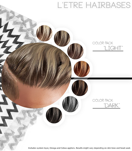L'Etre - Sided hairbase [Dark]