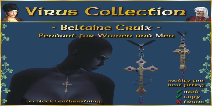 << VC >> Pendant - Beltaine Cruix