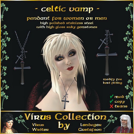 << VC >> Pendant - celtic vamp