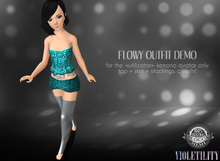 Violetility - Flowy Outfit for Kemono [Demo]