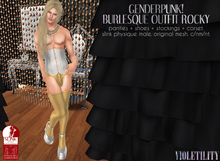 Violetility - Genderpunk! Burlesque Outfit [Rocky]