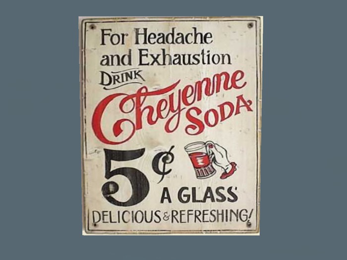 Cheyenne Soda Poster