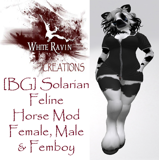 White Ravin Creations - Black_White Horse Mod