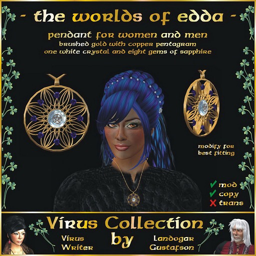 << VC >> Pendant - the worlds of edda