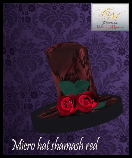 Micro hat shamash red