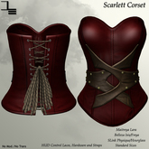 DE Designs - Scarlett Corset - Red