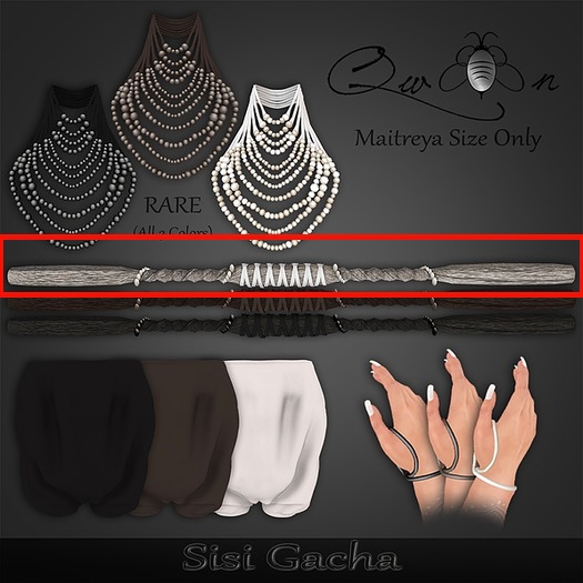 *QweenB* SiSi Staff - Brown