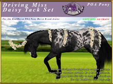 *E* RealHorse Driving Miss Daisy Set [BOXED]  RH POA Pony