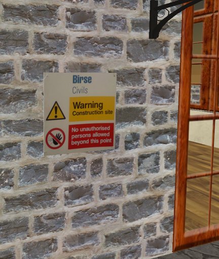 Warning - Construction Site Sign