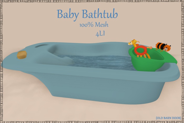 {OBD} BABY BATH BLUE [BOXED]