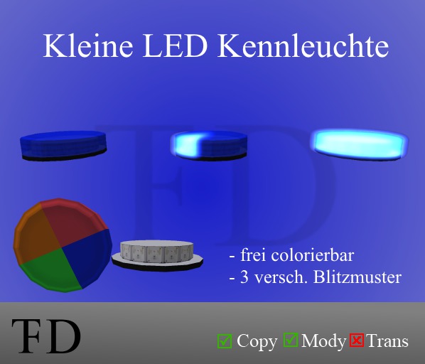 [TFD] Kleine LED Kennleuchte (boxed)