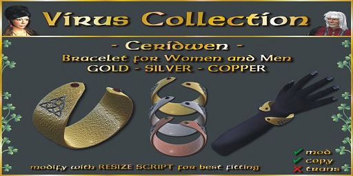 VC - Bracelet-Ceridwen all colors - Unisex