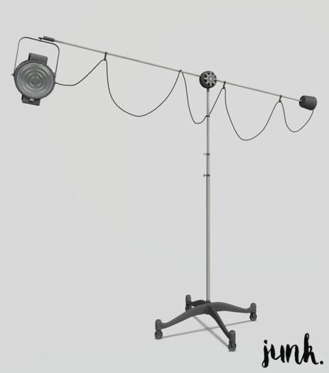 junk. vintage stage light.